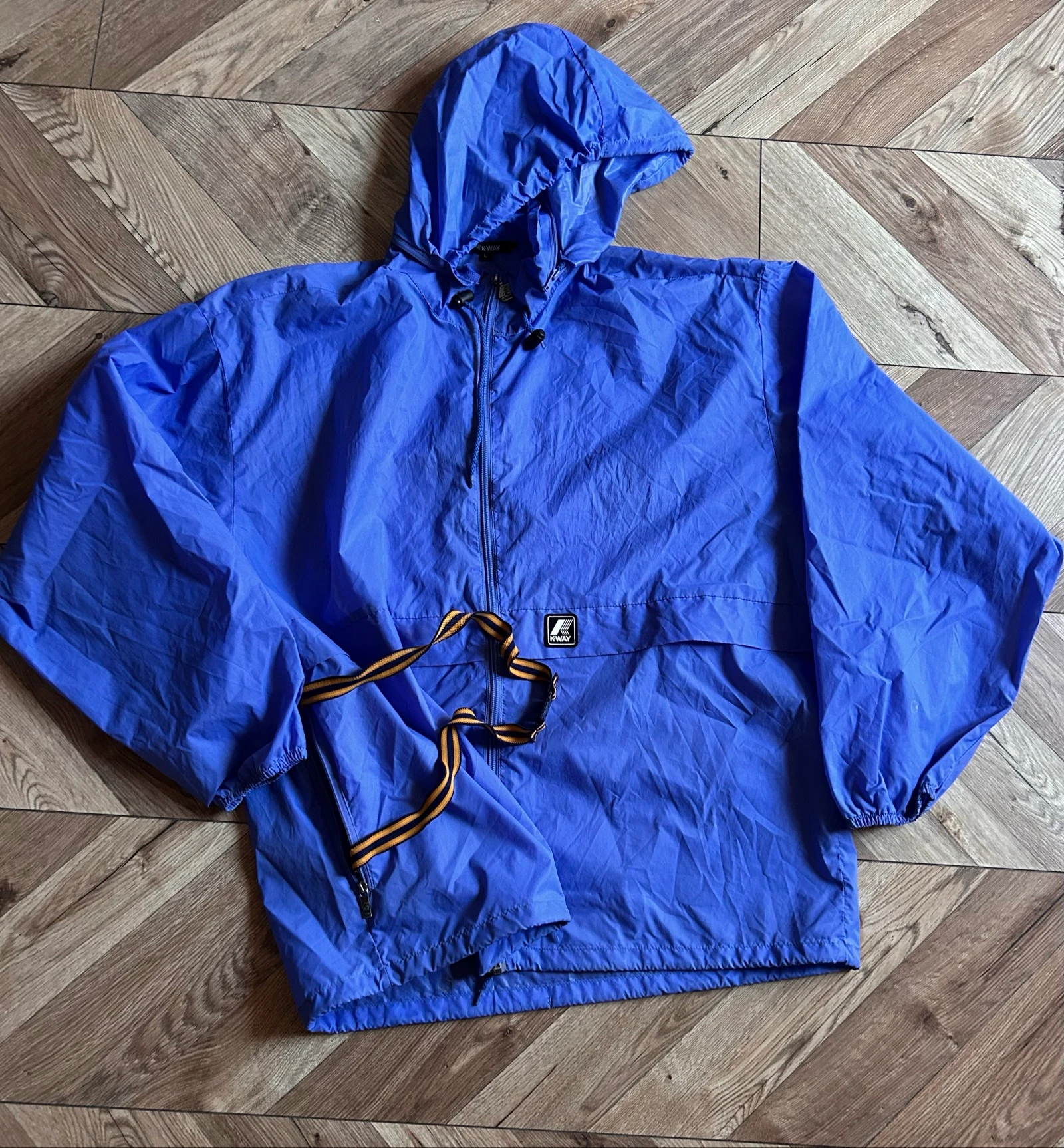 Vintage blue purple windbreaker – photo 7